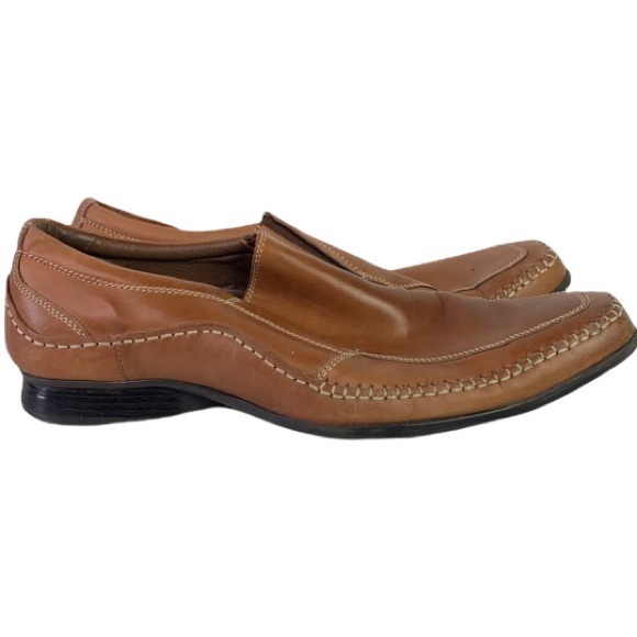 MICHAEL SHANNON Men’s Leather Loafers | 9 - Picture 1 of 9